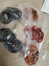 Junta de sellado VMQ O Ring, espesor CS 4mm OD 15 ~ 45mm, goma de silicona, lavadora a prueba de agua, forma redonda, no Toxi, color rojo, 10 Uds.