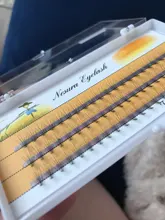 Pestañas postizas individuales tipo profesional, extensiones de pestañas en grupos para colocar individualmente en forma de racimo de 60 unidades, maquillaje profesional