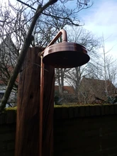 Extension-Pipe Shower-Head Bathroom-Accessory Rainfall Copper Antique Standard Round