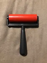 Rodillo de pintura de diamante, cepillo de goma de 10cm, cepillo de pintura de diamante, herramientas de dibujo de arte artesanal para bricolaje, 1 ud.