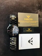 NIBOSI-Reloj de pulsera de cuarzo para hombre, cronógrafo de lujo de marca famosa, informal, a la moda, estilo militar