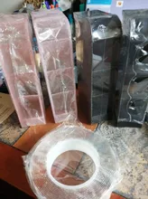 Sharkbang-pegamento superadhesivo de cristal, cinta adhesiva mágica de doble cara Nano, sin huella, reutilizable, Gekkotape, Cleanable, 1M/3M/5M