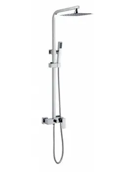 SHOWER SET IMEX MIXER BREMEN SPRAYER STAINLESS STEEL 40 
SHOWER SET IMEX MIXER BREMEN SPRAYER STAINLESS STEEL 40