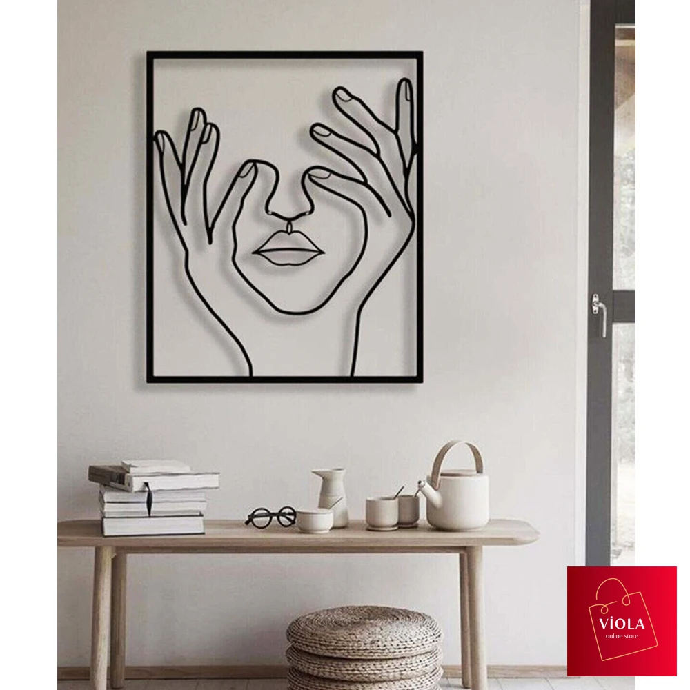 Quality Wooden Woman Face Shape Decor Living Room Bedroom Office Wonderful Design Black Color Table Square Wall Adhesive 
Quality Wooden Woman Face Shape Decor Living Room Bedroom Office Wonderful Design Black Color Table Square Wall Adhesive