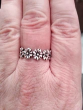 FDLK-anillo exquisito de margaritas de carburo sólido, anillo Floral para aniversario, regalo de cumpleaños, sortija de boda de compromiso para mujer, joyería de flores, tamaño 5-12