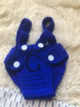 Pelele con capucha para recién nacido, atrezos para fotografía de bebés, ropa de punto de ganchillo para bebé, traje infantil, botón, Minions