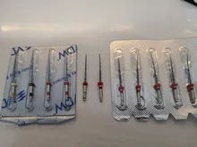 Lima Dental reciprocante de calor azul, instrumento endodontico de endodoncia, NITI, reciprocación, 25mm, solo uno