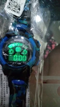 HONHX-relojes digitales multifunción para niños, pulsera electrónica de camuflaje para deportes al aire libre, 20 x