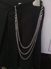 LLavero de Metal estilo Punk para hombre y mujer, llavero de Metal estilo hip hop con cinturón, estilo Hipster, 2020