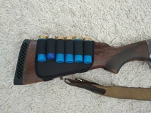 Bolsas de nailon de neopreno para pistola, accesorios para pistola, botones, calibre 12, soporte para cartuchos de munición, elástico para caza, tiro, ELUANSHI