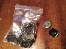 30 Uds astilla metálica Color 20 25 30 mm broche redondo Base cabujón espacios en blanco bandejas con pernos de La Broche camafeo cabujón Base ajuste