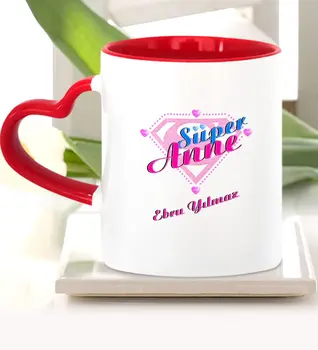 Personalized Super Mom Red Heart Mug Cup-2 
Personalized Super Mom Red Heart Mug Cup-2