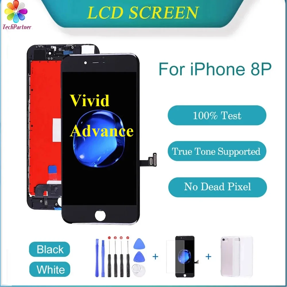 Vivid Advance OLED Screen Replacement For iPhone 8 Plus LCD Display 3D Touch Screens For iPhone 8 Plus Digitizer Assembly
Vivid Advance OLED Screen Replacement For iPhone 8 Plus LCD Display 3D Touch Screens For iPhone 8 Plus Digitizer Assembly