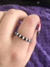 Anillo de estilo bohemio creativo para mujer, sortija hecha a mano con cuentas, accesorios de joyería para niña y mujer, 1 ud.