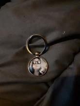 LLavero de cabujón de cristal personalizado para hombre y mujer, personalización de foto, bolso, Soporte para Llaveros de coche, abalorios chapados en plata, llavero