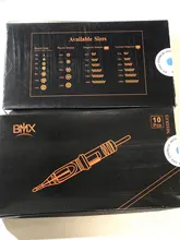 Biomaser-Cartucho para tatuar, agujas para delinear, maquillaje para ceja, pluma de tatuaje, suministros 1/3/5/9/11/13/15RL, 10 Uds.