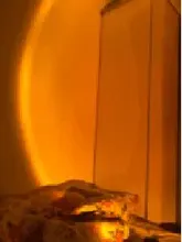 Puesta de sol de la lámpara del proyecto Arco Iris atmósfera luz de noche Led luz del sol para el hogar Decoración de pared de fondo de dormitorio lámpara de mesa por USB