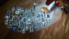 Pegatinas de grafiti de Michael Jackson para cantante de Rock, casco para portátil, pegatina impermeable en maleta para guitarra, nevera, 10/50 Uds.