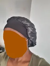 Gorro de descanso de satén para mujer, gorro de dormir liso, para el cuidado del cabello, Unisex