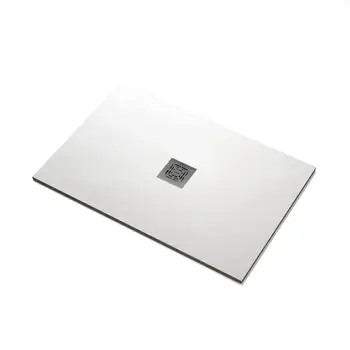 BASIC (width 70 cm) - extra flat shower plate with standard measures, finishing Board White and valve centered.
BASIC (width 70 cm) - extra flat shower plate with standard measures, finishing Board White and valve centered.
