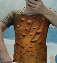 Camiseta con estampado 3D de cerveza para hombre y mujer, camiseta divertida de manga corta, ropa Unisex