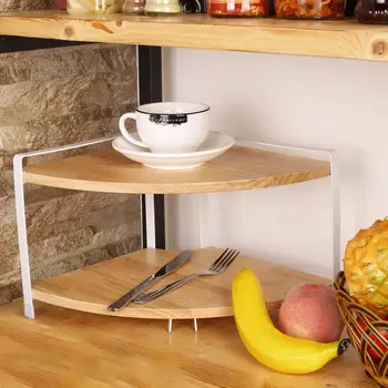 2 Layer Kitchen Solid Wood Stand Fan Shaped Corner Shelf Spice Racks Storage Glass Jar Seasoning Bottles Flavoring Organizer
2 Layer Kitchen Solid Wood Stand Fan Shaped Corner Shelf Spice Racks Storage Glass Jar Seasoning Bottles Flavoring Organizer