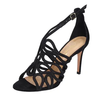 STEFANY P. Women sandals nubuck leather black
STEFANY P. Women sandals nubuck leather black