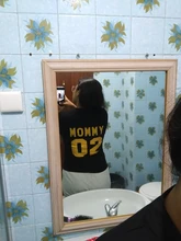 Ropa a juego para la familia, Camiseta de algodón con aspecto familiar, camisetas con estampado de letras divertidas de papá mamá chico y bebé, Tops con números para verano