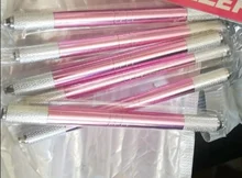 Pluma de Microblading de doble cabeza, máquina de tatuaje Manual, cuchilla de aguja, maquillaje permanente, bordado de cejas, labios, Tebori, Munsu, nueva