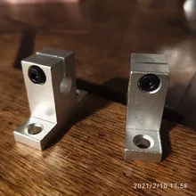 Bloques laterales de rodamiento lineal para impresora 3D, soportes de mesa XYZ CNC, SK8, SK10, SK12, SK16, SK20, SK25, SH8A, 8mm, 1 unidad