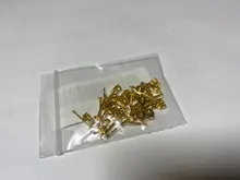 Lote de 20 a 100 unidades de cierres para pendiente dorados para mujer, de acero inoxidable blanco, pasadores de base, topes para pendientes, accesorios para pendientes, reverso de oreja para fabricación de joyas DIY