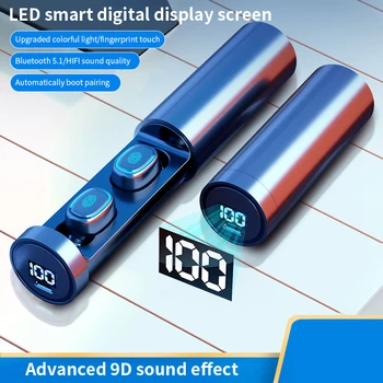 Pull Type Digital Display Bluetooth Headset Wireless Earphones Stereo Touch Control Headphones Noise Canceling Sports Earbuds
Pull Type Digital Display Bluetooth Headset Wireless Earphones Stereo Touch Control Headphones Noise Canceling Sports Earbuds