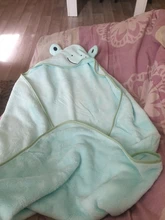 Toalla de baño de Poncho para bebé, capucha polar de terciopelo, manta, toalla de recién nacido