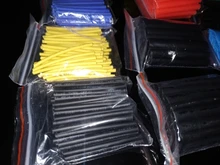 127/135/164/328/530 Uds 2:1 retráctil aislamiento Tubo Termocontraíble de alambre y cable de datos de cable cubierta protectora DIY electrónica