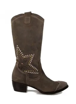 Boots taupe with star. 7103
Boots taupe with star. 7103