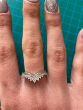 Anillos de corona de princesa para mujer, joyería de boda declaración de temperamento de circonia cúbica transparente clásica