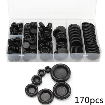170pcs Car Rubber Grommet Firewall Hole Plug Set Electrical Wire Gasket Kit Pack For Home Diy Tools Rubber Grommet HIGH QUALITY
170pcs Car Rubber Grommet Firewall Hole Plug Set Electrical Wire Gasket Kit Pack For Home Diy Tools Rubber Grommet HIGH QUALITY