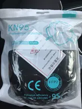 Mascarillas FFP2 reutilizables KN95, máscaras protectoras de color negro, 100 PM2.5, antigotas, ffp2mascarilla reutilizable, 1-95% Uds.
