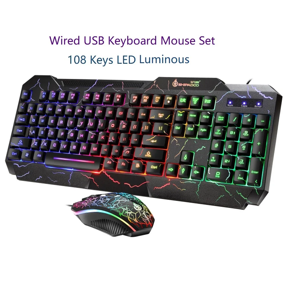K620 USB Wired Gaming Keyboard And Mouse Combo RGB Backlit Office Home Keyboards For Windows PC Laptop Professional Gamers
K620 USB Wired Gaming Keyboard And Mouse Combo RGB Backlit Office Home Keyboards For Windows PC Laptop Professional Gamers