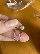 Pendientes de plata de ley 925 con borlas, cuentas de perlas redondas, aretes de tuerca estilo coreano para mujer, joyería de boda, aretes eh999