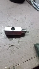 BSPT-Sensor de presión de aceite de acero inoxidable, adaptador de T a NPT, medidor de línea de alimentación Turbo de 1/8 pulgadas