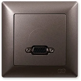 PnpnElectrıc Gns Visage Ambiance Metallic Mocha VGA Socket
PnpnElectrıc Gns Visage Ambiance Metallic Mocha VGA Socket