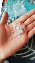 Ganchos para pendientes de plata de ley 925, accesorios de cierre para joyería, partes al por mayor, 1,7x1,5 cm, 50 Uds.