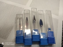 Carburo de tungsteno de MM broca para fresa fresas eléctrica uñas taladro cutícula de pedicura limpiar herramientas para manicura amortiguadores de taladro