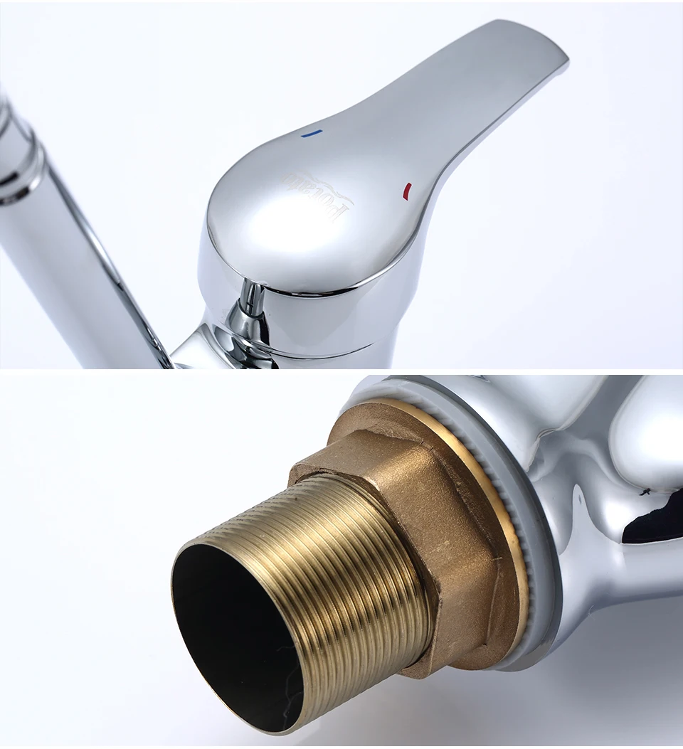 Potato Modern Style Single Handle Solid Kitchen Sink Faucet Flexible One Hole Cold and Hot Water Tap p5813