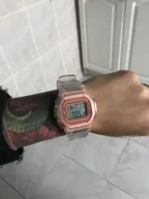 Reloj deportivo Digital para hombre y mujer, cronógrafo de pulsera transparente, informal, dorado, regalo para amantes, para niños y mujeres