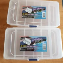 Caja de almacenamiento de joyas IC, 1 Uds., tornillos de plástico, organizador artesanal, contenedor de piezas pequeñas