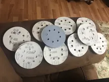 Discos de lija de 100 uds, hojas de lija, grano 80-2018, almohadilla de lijado para pulir madera