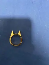 Anillo de seguridad de supervivencia para hombres y mujeres, herramienta de defensa personal de acero inoxidable, anillo de defensa para los dedos, Color plateado, dorado y negro, 1 Uds.