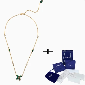 SWA 2020 New High-quality Fashionable Delicate Bamboo Green Necklace for Wife, Mother's Birthday Memorial Romantic Gift
SWA 2020 New High-quality Fashionable Delicate Bamboo Green Necklace for Wife, Mother's Birthday Memorial Romantic Gift